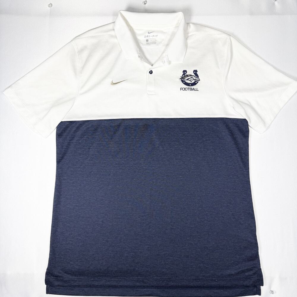 Men’s Nike Indianapolis Colts Football Polo Shirt Size L